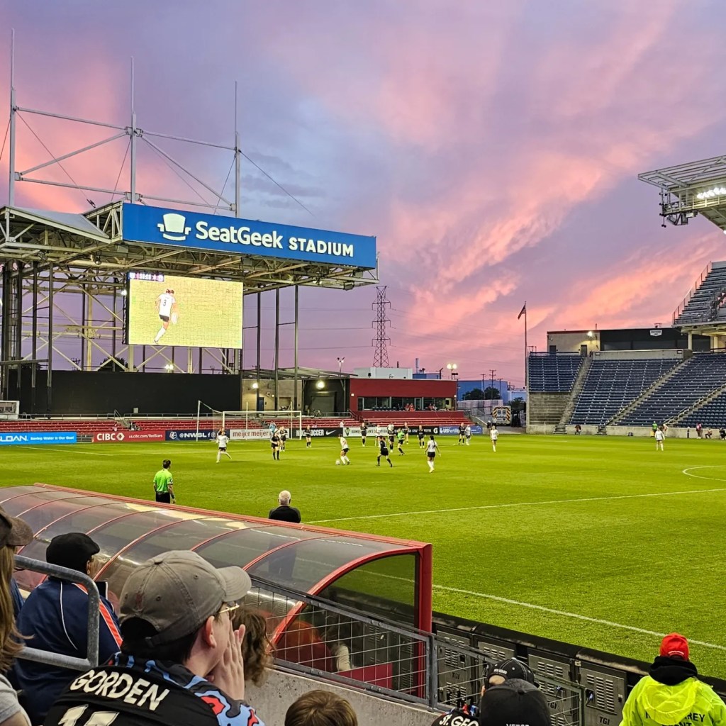 Sunset over Seatgeek Stadium